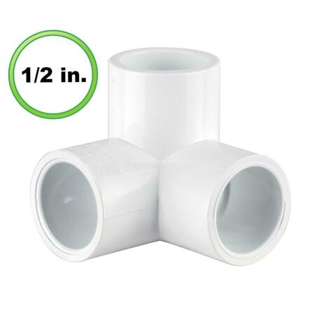 CIRCO 0.5 in. 3 Way L PVC Pipe Fitting - Utility Grade 31-U